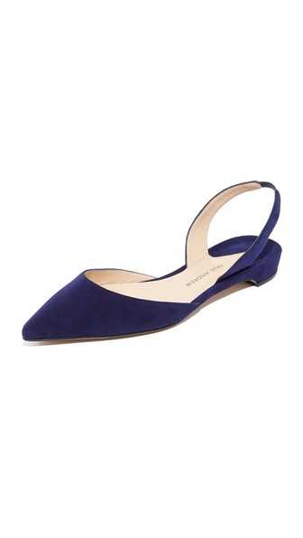 Best reputation Women's Paul Andrew Rhea Suede Flats OWQ56474